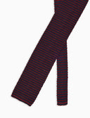 Cravatta uomo seta blu/rosso con righine - Gallo 1927 - Official Online Shop