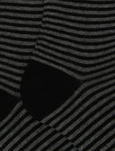 Calze lunghe uomo cotone nero righe windsor - Gallo 1927 - Official Online Shop