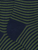 Calze lunghe uomo cotone blu righe windsor - Gallo 1927 - Official Online Shop