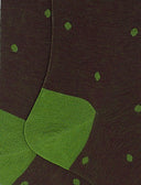 Calze lunghe uomo cotone bordò fantasia pois su cangiante - Gallo 1927 - Official Online Shop