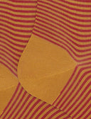Calze lunghe uomo cotone righe windsor giallo - Gallo 1927 - Official Online Shop