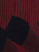 Calze lunghe uomo blu/papavero twin rib - Gallo 1927 - Official Online Shop