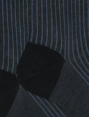Calze corte uomo cotone antracite twin rib - Gallo 1927 - Official Online Shop
