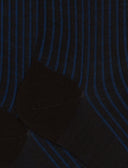 Calze lunghe uomo lana e cotone marrone twin rib - Gallo 1927 - Official Online Shop