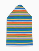 Foulard bambino cotone righe multicolor azzurro - Gallo 1927 - Official Online Shop