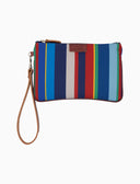 Bustina contemporary unisex blu righe multicolor - Gallo 1927 - Official Online Shop