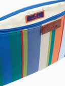 Bustina contemporary unisex azzurro righe multicolor - Gallo 1927 - Official Online Shop
