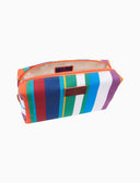 Pochette bauletto unisex bianco righe multicolor - Gallo 1927 - Official Online Shop