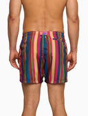 Boxer mare uomo righe multicolor fucsia - Gallo 1927 - Official Online Shop