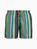 Boxer mare uomo righe multicolor verde - Gallo 1927 - Official Online Shop