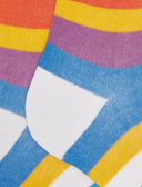 Calze lunghe uomo cotone righe multicolor sette colori bianco - Gallo 1927 - Official Online Shop