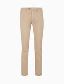 Pantalone lungo uomo in cotone beige tinta unita - Gallo 1927 - Official Online Shop
