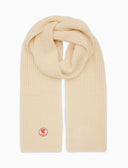 Sciarpa unisex bianco a coste tinta unita - Gallo 1927 - Official Online Shop