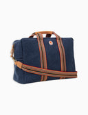Borsone weekend unisex in canvas di cotone tinta unita blu - Gallo 1927 - Official Online Shop