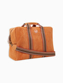 Borsone weekend unisex in canvas di cotone tinta unita arancio - Gallo 1927 - Official Online Shop