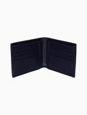 Portafoglio uomo in pelle martellata righe multicolor blu - Gallo 1927 - Official Online Shop