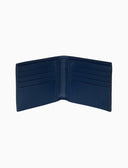 Portafoglio uomo in pelle martellata blu righe multicolor - Gallo 1927 - Official Online Shop