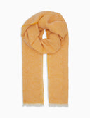 Sciarpa unisex seta e lino tinta unita giallo - Gallo 1927 - Official Online Shop