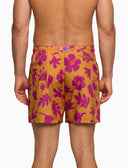 Boxer mare uomo fantasia fiori su fondo giallo - Gallo 1927 - Official Online Shop