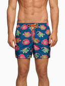 Boxer mare uomo fantasia pesci su fondo blu - Gallo 1927 - Official Online Shop