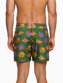 Boxer mare uomo fantasia pesci su fondo verde - Gallo 1927 - Official Online Shop