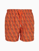 Boxer mare uomo fantasia tennis arancio - Gallo 1927 - Official Online Shop