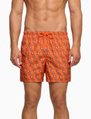 Boxer mare uomo fantasia tennis arancio - Gallo 1927 - Official Online Shop