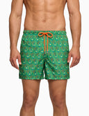 Boxer mare uomo fantasia tennis verde - Gallo 1927 - Official Online Shop