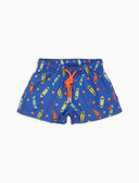 Boxer mare bambino fantasia skateboard su fondo blu - Gallo 1927 - Official Online Shop