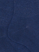 Calze corte unisex spugna di cotone blu con polso in contrasto - Gallo 1927 - Official Online Shop