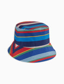 Cappello pioggia unisex righe multicolor blu - Gallo 1927 - Official Online Shop