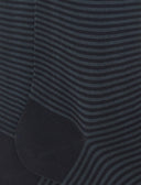 Calze lunghe uomo cotone nero righe windsor - Gallo 1927 - Official Online Shop