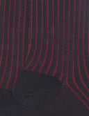 Calze lunghe uomo lana e cotone nero vanisé - Gallo 1927 - Official Online Shop